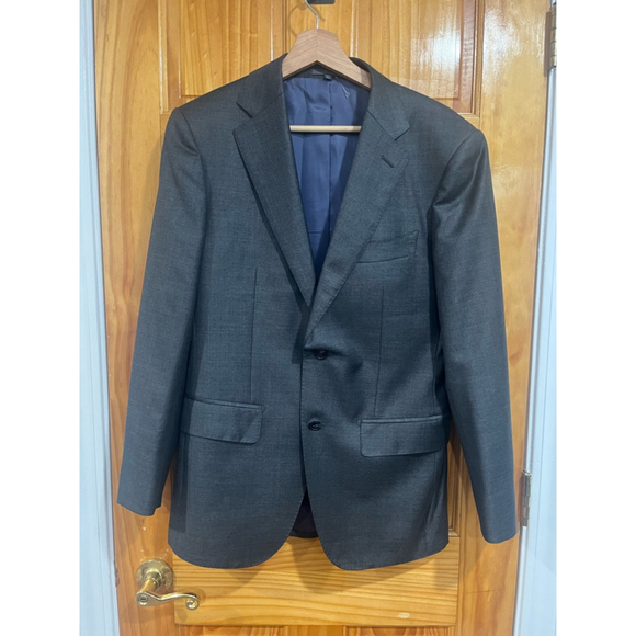 EUC SuitSupply Perennial Vitale Barberis Canonico Pure Super Wool Suit Jacket